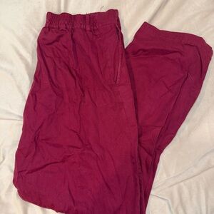 Big Bud Press Maroon Trousers Relaxed Fit, Light Weiggt